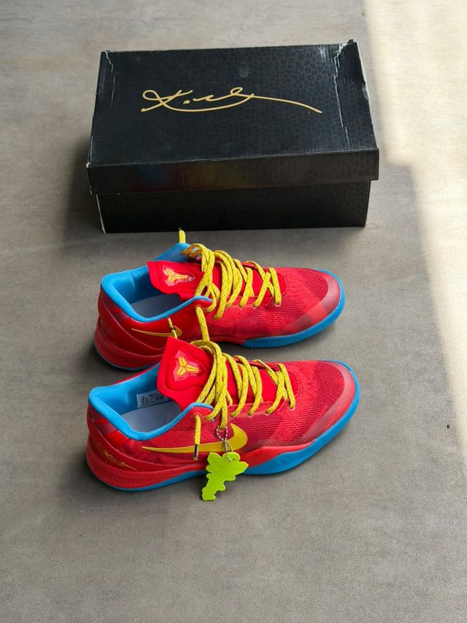 Nike Kobe 8 Rouge Bleu Jaune
